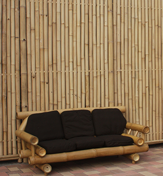 Outdoor-Sofa aus Bambus