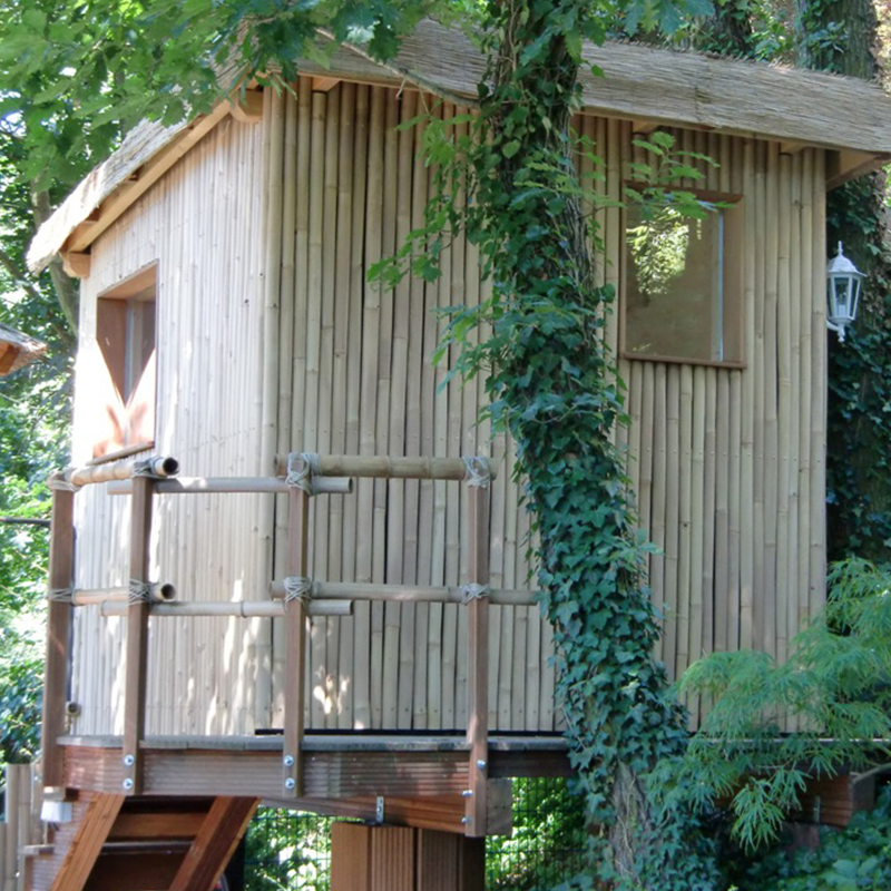 Gartenhütte aus Bambus